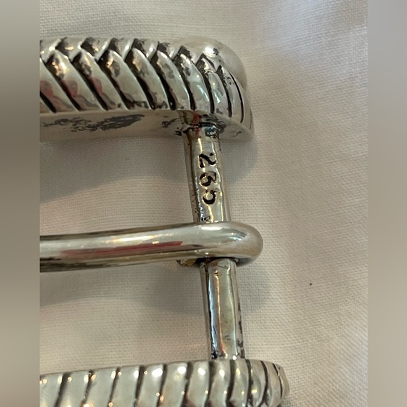 Large Labrador Barry Kieselstein-Cord Belt Sterling Silver Numbered Vintage 1989 - Picture 4 of 15